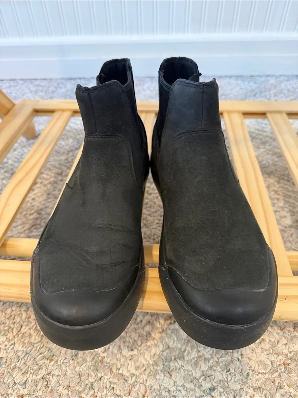 Keen Women's Black Suede Chukka Chelsea Boots US 9.5 EU 40 UK 7 CM 26.5 Solid